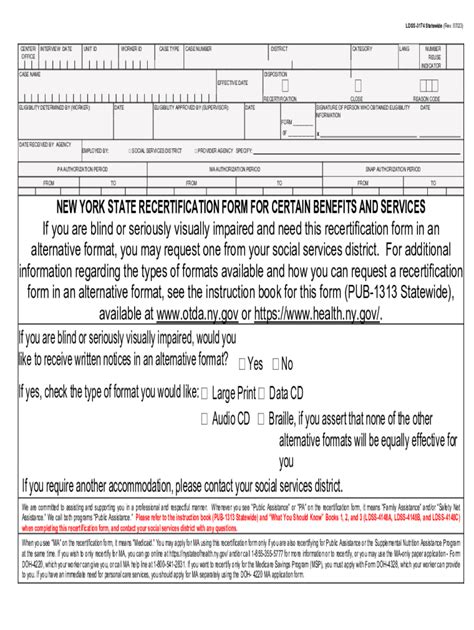 Fillable Online Otda Ny Ldss Statewide Dd Rev New York