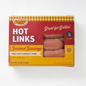 Red Hot Links Smoked Sausage Carolina Pride 45 OFF