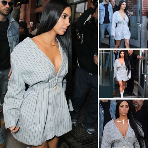 Kim Kardashian Radiates Confidence And Freedom In A Brafree Blazer