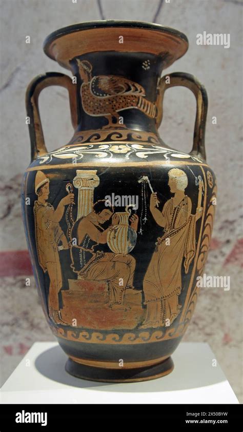 Amphora With Grave Scene Hi Res Stock Photography And Images Alamy