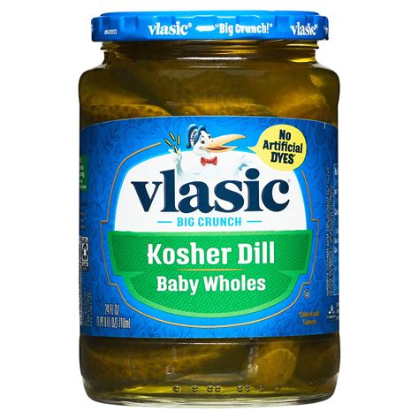 Pack Vlasic Kosher Dill Pickles Dill Baby Whole Pickles Oz Jar