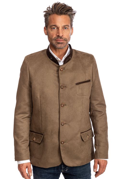 Os Trachten German Traditional Jacket Hochegg Brown Bestellen