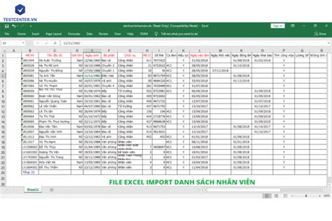 T T T N T T Th Ng Tin V Qu N L H S Nh N S B Ng Excel Testcenter