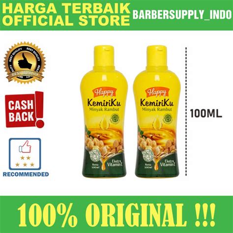 Jual Happy Minyak Kemiriku Pelebat Penumbuh Rambut Original Jakarta