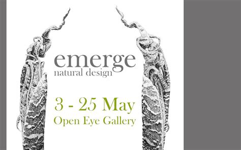 Marianne Hazlewood Emerge Natural Design Exhibition At Open Eye