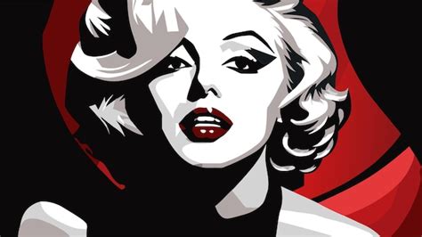 Premium Vector Marilyn Monroe Pop Art Vector Illustration Flat 2