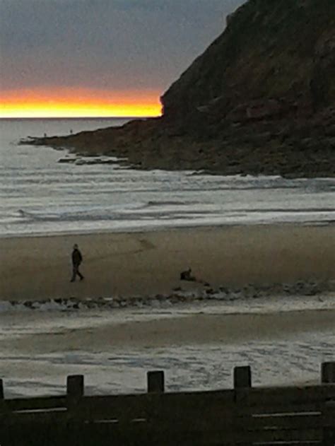 St Bees Beach - Photo "Fire sky" :: British Beaches