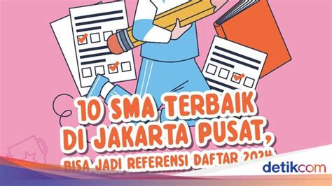 Infografis 10 SMA Terbaik Hingga Jakarta Pusat Referensi Daftar PPDB