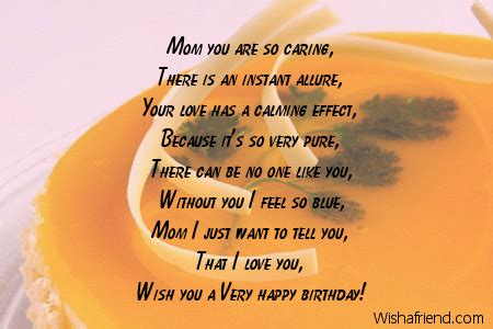 Mom Birthday Poems