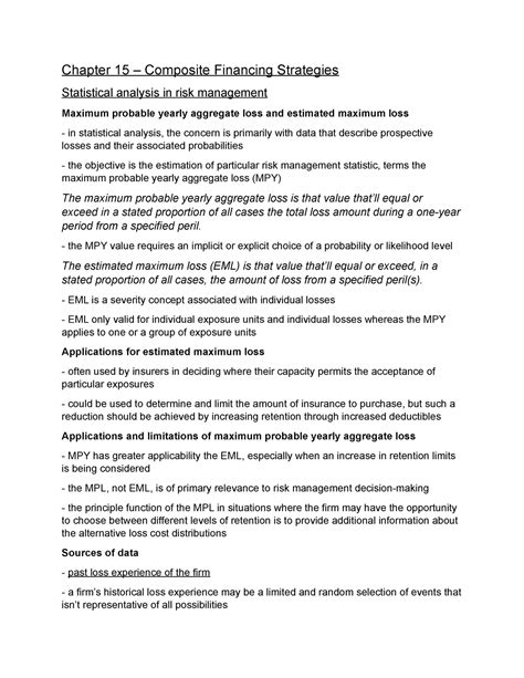 Chapter 15 Composite Financing Strategies Chapter 15 Composite