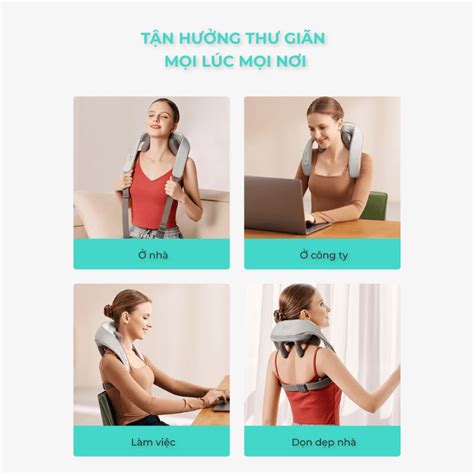 Máy massage cổ vai gáy SKG H5 Mini cao cấp chính hãng SKG Việt Nam