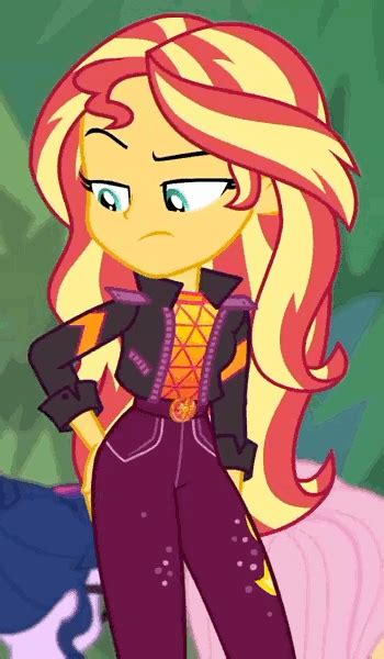 2155925 Safe Screencap Fluttershy Sci Twi Sunset Shimmer