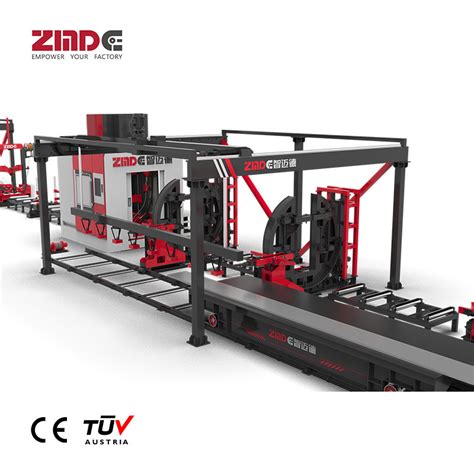 Zmde Automated Steel Beam Production Line Beam Welding Processing Line