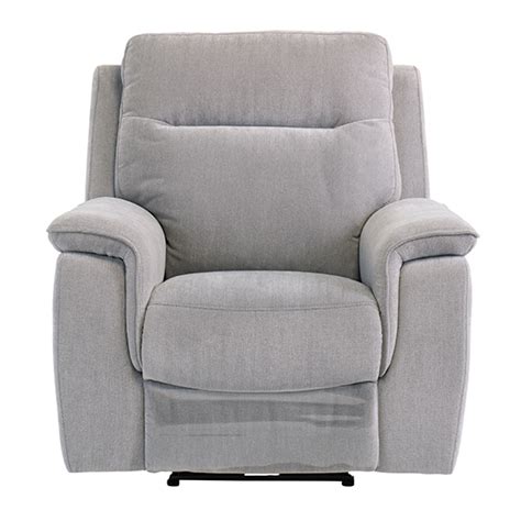 Mila Leather Electric Recliner Armchair In Grey Furniture3000