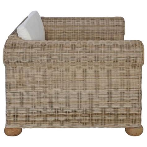 W Ensemble De Canap S Pcs Avec Coussins Rotin Naturel Pwshymi