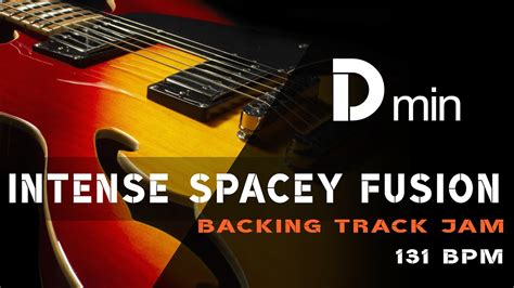 Intense Spacey Fusion Backing Track Guitar Jam In D Minor Warp Drive