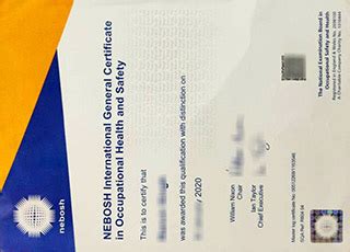 How To Buy A Verified NEBOSH IGC Certificate In 2020