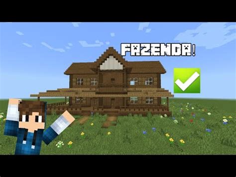 Como Fazer UMA FAZENDA NO MINECRAFT YouTube