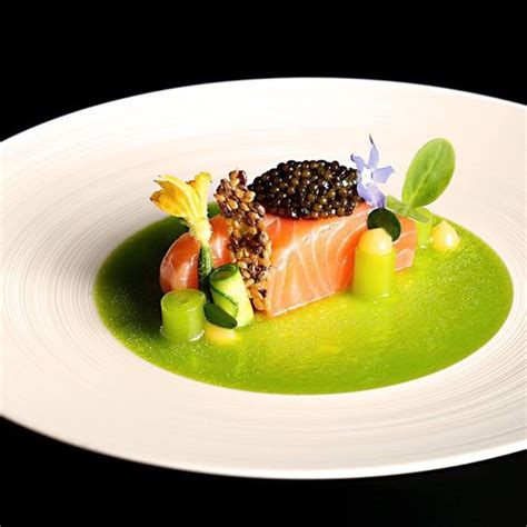 Art Of Plating Salmon Fine Dining Recipes Food Presentation Star Food