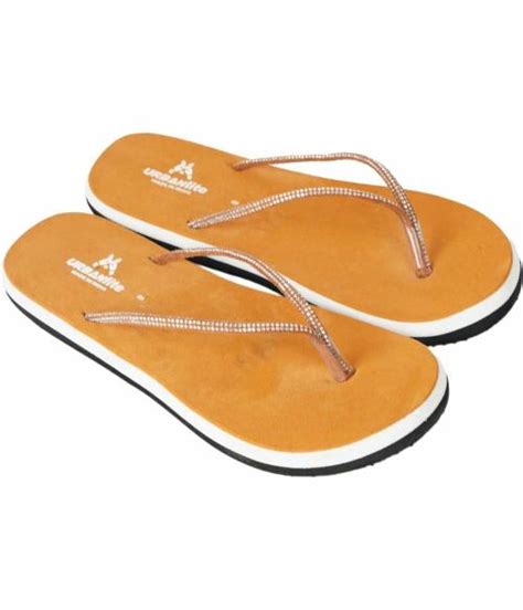 Buy Urbanlite Tan Slippers For Women Online At Best Prices In India