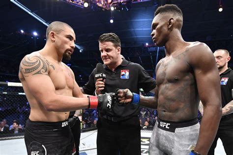 First Fight Review: Israel Adesanya vs. Robert Whittaker full fight ...