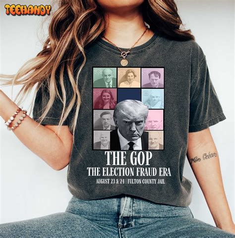 Trump Era Tour Shirt Donald Trump Mugshot T Shirt