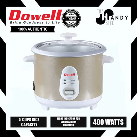 Dowell RC 50G Rice Cooker 5 CUPS 1L Lazada PH