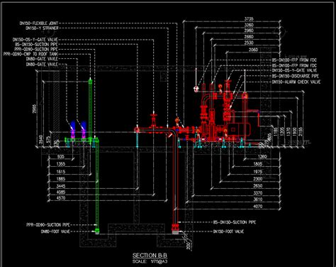 Fire Pump Room Schematic Diagram Pump Room Fire Protection D