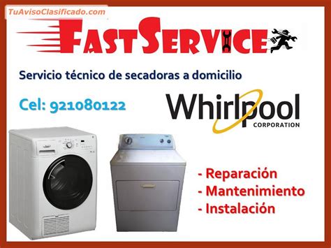 Mantenimiento servicio técnico de lavadoras secadoras WHIRLPOOL do