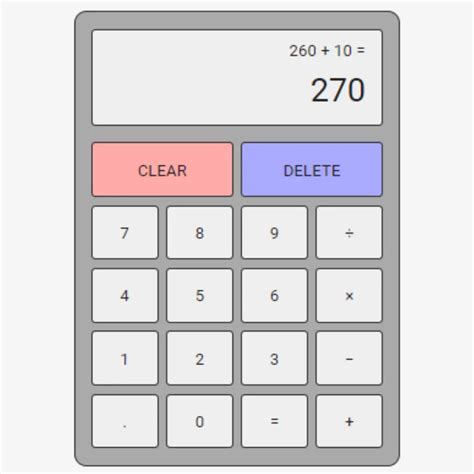 Build A Simple Calculator HTML CSS JavaScript Tutorial Source Code