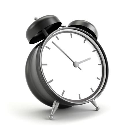 premium photo black clock