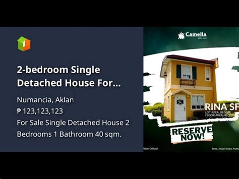 2 Bedroom Single Detached House For Sale In Numancia Aklan YouTube