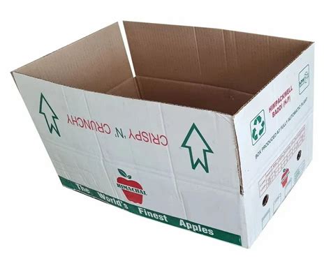 Single Wall 3 Ply Fruit Packaging Corrugated Box At Rs 110 Piece In Agra