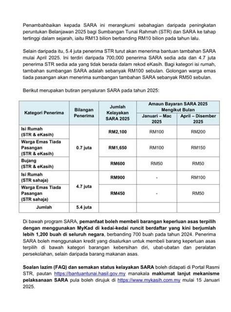 Mykasih Sara Berjumlah Rm Rm Rm Dapat Kan Bantuan