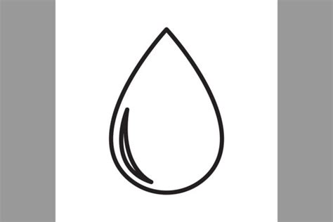 Water Raindrop Nature Liquid Drop Graphic By Wangsinawang