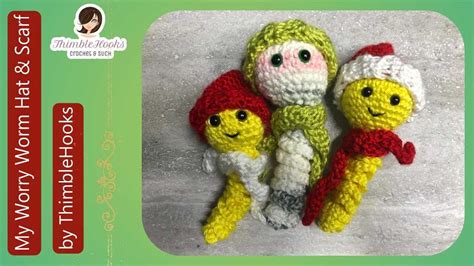 Free Knitting Pattern for a Cute Worry Worm