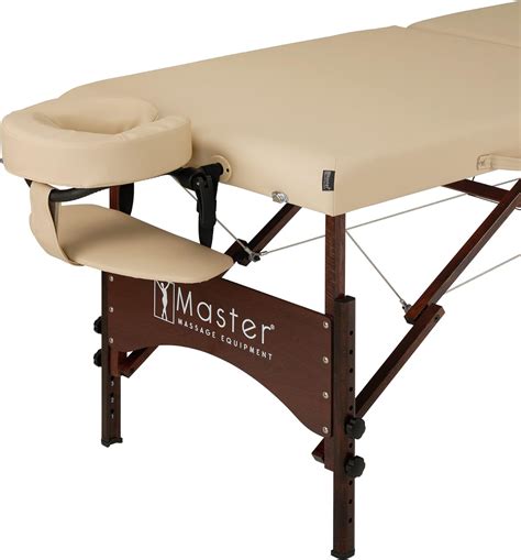 Master Massage Mesa de masaje portátil Argo de 28 pulgadas en crema con