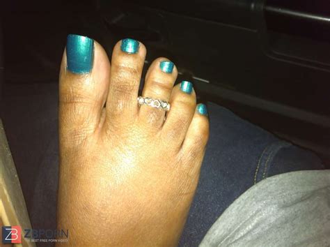 Teal Blue Toes Footjob ZB Porn