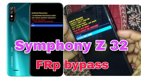 Symphony Z32 Frp Bypass Symphony Z32 Factory Reset Symphony Z32