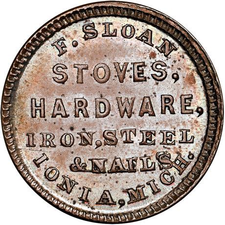 Civilwartokens Mi B A R Ngc Ms Bn Ionia Michigan