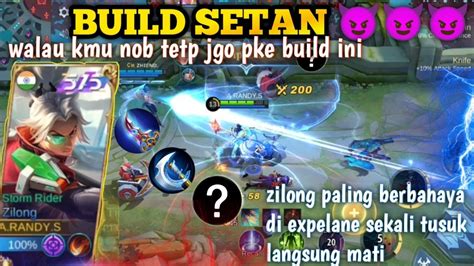 Gilaaa Banget Zilong Pake Build Ini Langsung Savage Build Zilong