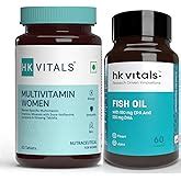 Healthkart Hk Vitals Fish Oil And Multivitamin Tablets Each Combo