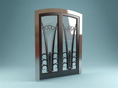 Door Art Deco 3d Model Cgtrader