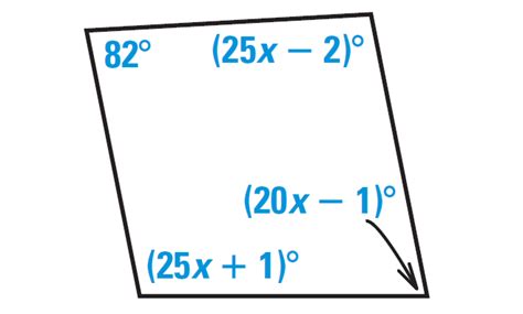 Interior Angles of a Quadrilateral