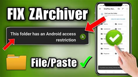 How To Fix This Folder Has Android Access Restriction Problem In