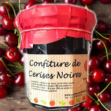 Confiture De Cerises Noires En 2021 Confiture De Cerises Noires