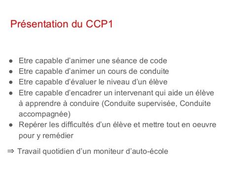 Passer Le Ccp Ecsr Pour Devenir Moniteur Dauto école