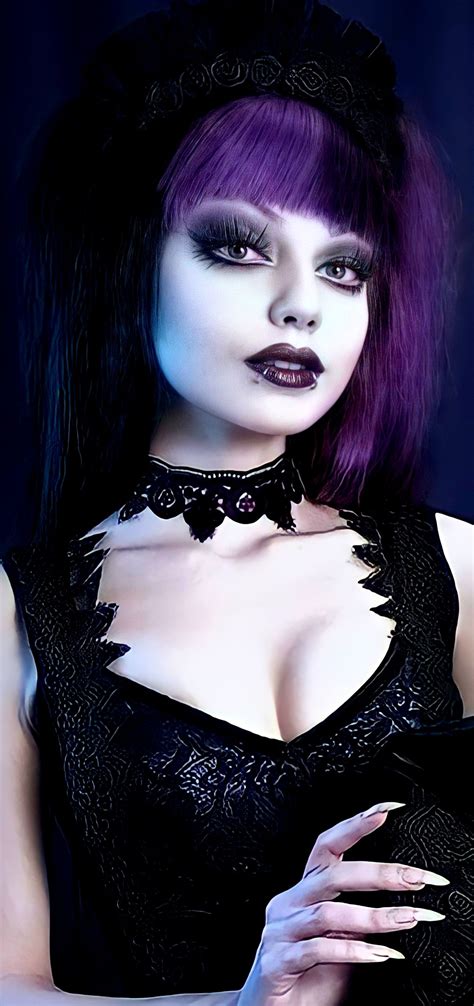 Pin On Darya Goncharova Goth Beauty Gothic Beauty Goth Women