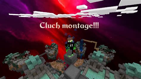 BEST CLUCH MONTAGE I HAVE EVER CREATED Jitterbridge Hypixel Bedrock