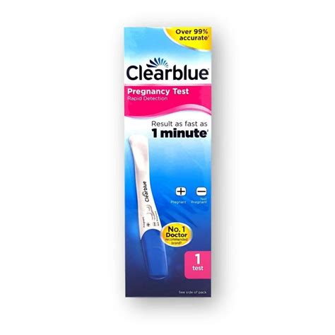 Buy Clearblue Rapid Detection Pregnancy Test 1 Test Asset Pharmacy